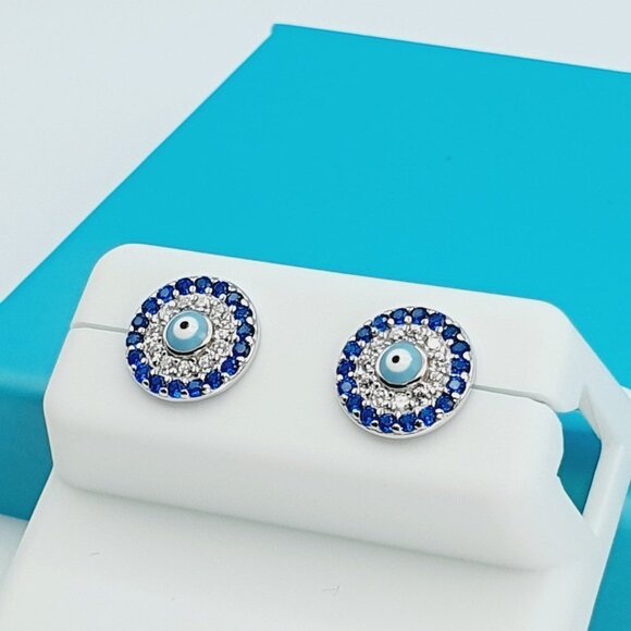 "925 Sterling Silver CZ Beautiful Earrings for Women, 1USPAR4170 - Picture 2 of 11